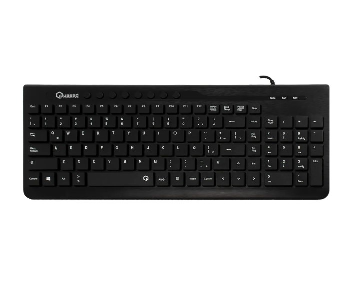 TECLADO MULTIMEDIA QUASAD QK-480U